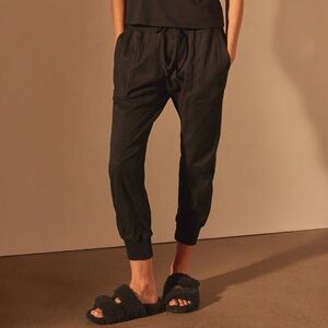 James Perse Black Jogger Pants